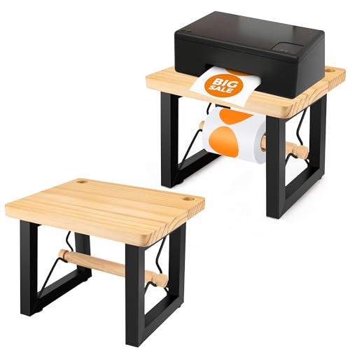 Etikettenhalter für Thermo-Etikettenrolle und Fächerfalz-Etiketten, Etikettenspender für 6 x 4 Etiketten, universelles Zubehör für Desktop-Etikettendrucker, Thermo-Etikettenhalter für Etikettenhalter für Thermo-Etikettenrolle und Fächerfalz-Etiketten, Etikettenspender für 6 x 4 Etiketten, universelles Zubehör für Desktop-Etikettendrucker, Thermo-Etikettenhalter für von Hoedia