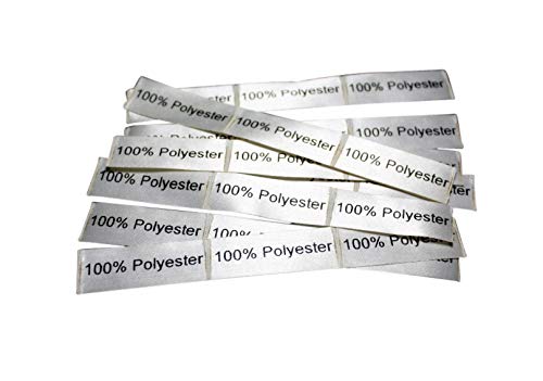 Hödtke Vertrieb 25 Selbstklebende Textiletiketten 100% Polyester von Hödtke Vertrieb