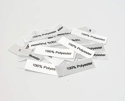 Hödtke Vertrieb Textiletiketten 100% Polyester ohne Pflegesymbole von Hödtke Vertrieb