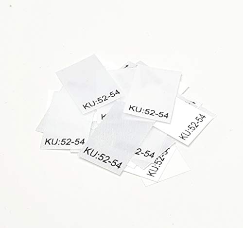 Hödtke Vertrieb Textiletiketten für Kompfumgang in verschiedenen Variationen von KU: 33-35cm - KU: 55-57cm (KU: 52-54) von Hödtke Vertrieb