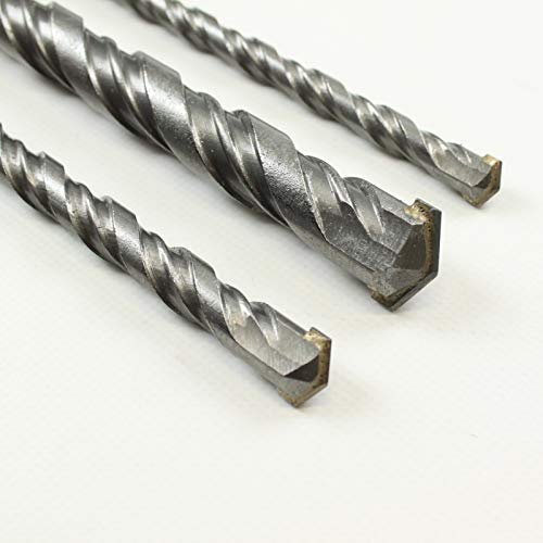 SDS Plus Betonbohrer Set 3 tlg. 12/16/24mm x 1000mm 1m Steinbohrer Hammerbohrer SDS Plus Betonbohrer Set 3 tlg. 12/16/24mm x 1000mm 1m Steinbohrer Hammerbohrer von Höfftech