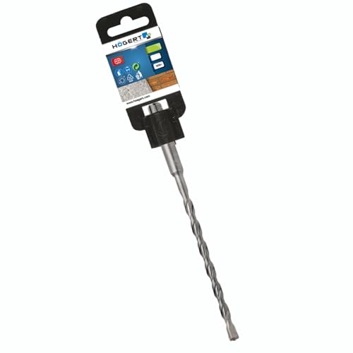 Högert Technik - Professionelle SDS+ Beton BX2 Bohrer 10x260 mm | 2-schneidig, zum Bohren in Ziegel, Stein, Keramik, Beton und Stahlbeton Högert Technik - Professionelle SDS+ Beton BX2 Bohrer 10x260 mm | 2-schneidig, zum Bohren in Ziegel, Stein, Keramik, Beton und Stahlbeton von Högert Technik