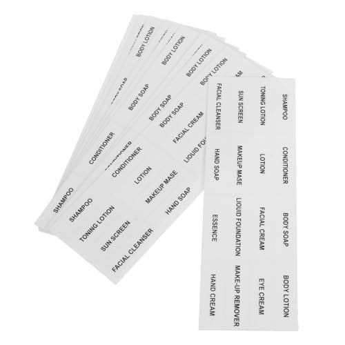Hoement 10 Stück Etiketten Für Hautpflegeprodukte, Flaschenetiketten, Kosmetikklassifizierungsetiketten, Shampoo Spenderflaschen, Kosmetik Unterflaschenaufkleber, Etiketten Für Hoement 10 Stück Etiketten Für Hautpflegeprodukte, Flaschenetiketten, Kosmetikklassifizierungsetiketten, Shampoo Spenderflaschen, Kosmetik Unterflaschenaufkleber, Etiketten Für von Hoement