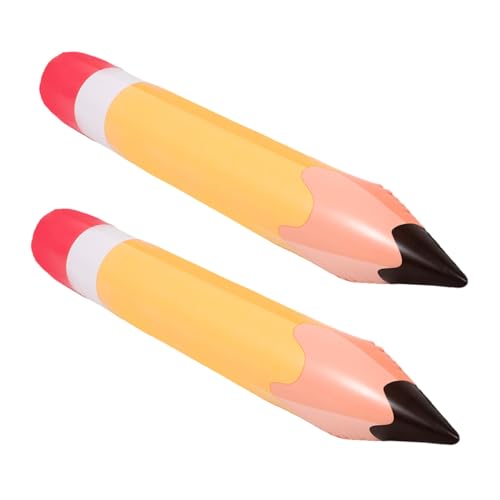Hoement 2 Stück Aufblasbarer PVC Bleistift Orange Große Aufblasbare Schuldeko Lustige Klassenzimmerdekoration zur Einschulung Einfach Aufzuhängen Robustes Partyzubehör Hoement 2 Stück Aufblasbarer PVC Bleistift Orange Große Aufblasbare Schuldeko Lustige Klassenzimmerdekoration zur Einschulung Einfach Aufzuhängen Robustes Partyzubehör von Hoement