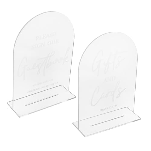 Hoement 2 Stück Bogen Hochzeit Tischschilder Transparent Wiederverwendbar Stabile Basis Stilvolle Tischkarten Für Hochzeit Empfang Feier Dekoration Hoement 2 Stück Bogen Hochzeit Tischschilder Transparent Wiederverwendbar Stabile Basis Stilvolle Tischkarten Für Hochzeit Empfang Feier Dekoration von Hoement