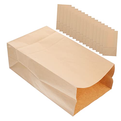 Hoement Sandwich Tüten 20 Stück Kraftpapiertüten Für Und Geschenktüten Aus Weißem Papier Lunchtüten Aus Papier Lebensmittel Waschbare Papier-Einkaufstüte Waschbare Papiertüte Sandwichtüte von Hoement