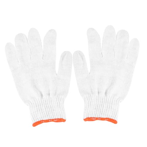 Hoement 24Paare Baumwollgarn Arbeitshandschuhe Rutschfeste Nylonhandschuhe für Sicheren Schutz Atmungsaktiv Langlebig ohne Schädliche Stoffe Hoement 24Paare Baumwollgarn Arbeitshandschuhe Rutschfeste Nylonhandschuhe für Sicheren Schutz Atmungsaktiv Langlebig ohne Schädliche Stoffe von Hoement
