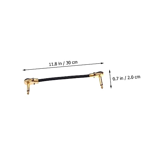 Hoement 3 Stück Teiliges Bass Effekt Audio Kabel Flachstecker Gewinkelt Gitarre Effektgerät Langlebiges Patchkabel mit Geringem Signalverlust für Gitarren Basspedale Hoement 3 Stück Teiliges Bass Effekt Audio Kabel Flachstecker Gewinkelt Gitarre Effektgerät Langlebiges Patchkabel mit Geringem Signalverlust für Gitarren Basspedale von Hoement