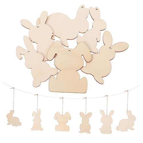 Hoement 36 Stück Holzspäne In Kaninchenform, DIY Ausschnitte Mit Tierkreiszeichen Für Kaninchen, Holzscheiben Zum Basteln, Unfertige DIY Holzausschnitte Mit Kaninchendesign, DIY Hoement 36 Stück Holzspäne In Kaninchenform, DIY Ausschnitte Mit Tierkreiszeichen Für Kaninchen, Holzscheiben Zum Basteln, Unfertige DIY Holzausschnitte Mit Kaninchendesign, DIY von Hoement