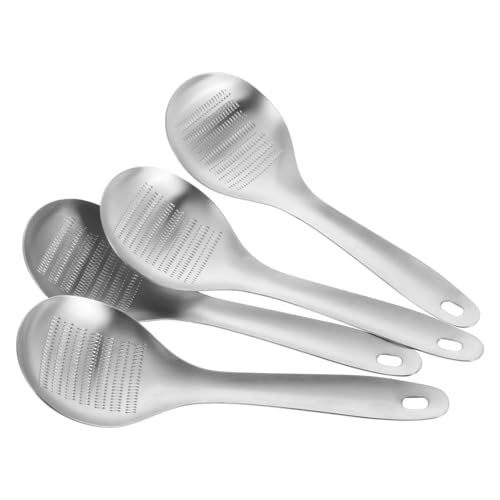 Hoement Robustes Reibelöffel-set Aus Edelstahl 4-teilig Zum Zerkleinern Von Ingwer Zerkleinern Von Knoblauch Schalenschälen Käse Zwiebeln Für Ihre Küche Hoement Robustes Reibelöffel-set Aus Edelstahl 4-teilig Zum Zerkleinern Von Ingwer Zerkleinern Von Knoblauch Schalenschälen Käse Zwiebeln Für Ihre Küche von Hoement