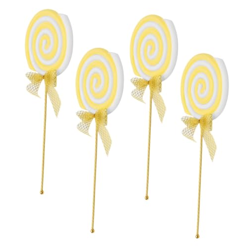 Hoement 4 Stück Teiliges Jumbo Lutscher Deko aus Stabilem Schaumstoff Realistische Candy Attrappen für Kindergarten Dekoration Foto Requisiten und Kindergeburtstags Party Gelb Einfach zu Hoement 4 Stück Teiliges Jumbo Lutscher Deko aus Stabilem Schaumstoff Realistische Candy Attrappen für Kindergarten Dekoration Foto Requisiten und Kindergeburtstags Party Gelb Einfach zu von Hoement