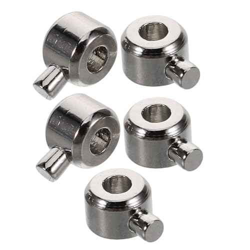 Hoement 5 Stück Teiliges Kupfer Spacer Beads für Schmuckherstellung Positionierungsperlen Quetschperlen für Armbänder und Diy Bastelbedarf für Schmuckliebhaber Hoement 5 Stück Teiliges Kupfer Spacer Beads für Schmuckherstellung Positionierungsperlen Quetschperlen für Armbänder und Diy Bastelbedarf für Schmuckliebhaber von Hoement