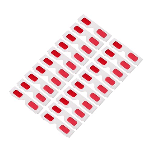 Hoement 50 Stück Brillen für Rot Leicht und Ergonomisch Für Filmabende und Partys Bunte Modische Design Brillen Als Spaßige Party und Valentinstagspräsente von Hoement