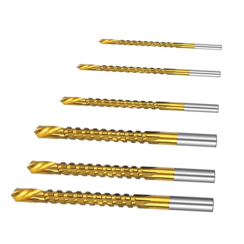 Hoement 6 Stück Teiliges Sägezahn-bohrer- Gehärteter Stahl Multifunktional für Holz Metall Präzise Holzbohrwerkzeuge Robustes -zubehör für Akkuschrauber und Bohrmaschinen Hoement 6 Stück Teiliges Sägezahn-bohrer- Gehärteter Stahl Multifunktional für Holz Metall Präzise Holzbohrwerkzeuge Robustes -zubehör für Akkuschrauber und Bohrmaschinen von Hoement