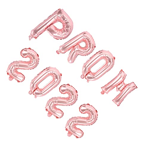 Hoement 8 Stk. Teiliges Ballonset für Abschlussfeier Dekorative Folienballons Roségold mit Prom Design Langlebig für Innen und Außendekorationen bei Graduierungs und Party Events Hoement 8 Stk. Teiliges Ballonset für Abschlussfeier Dekorative Folienballons Roségold mit Prom Design Langlebig für Innen und Außendekorationen bei Graduierungs und Party Events von Hoement