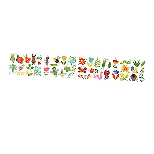 Hoement Bunte Cartoon Wandtattoo Blumen Wandsticker Kinderzimmer Dekoration PVC Wasserfest DIY Wanddeko für Mädchen Jungen Spielzimmer Hoement Bunte Cartoon Wandtattoo Blumen Wandsticker Kinderzimmer Dekoration PVC Wasserfest DIY Wanddeko für Mädchen Jungen Spielzimmer von Hoement