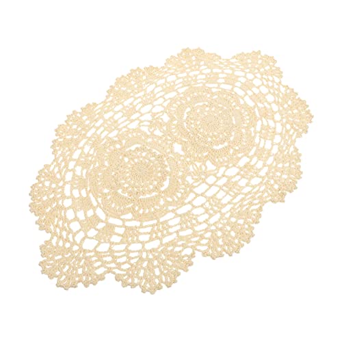 Hoement Dekorativer Häkel Tischläufer Baumwolle Handgefertigtes Tischset Für Esstisch Beige Für Festlichkeiten Tischdeko Hoement Dekorativer Häkel Tischläufer Baumwolle Handgefertigtes Tischset Für Esstisch Beige Für Festlichkeiten Tischdeko von Hoement