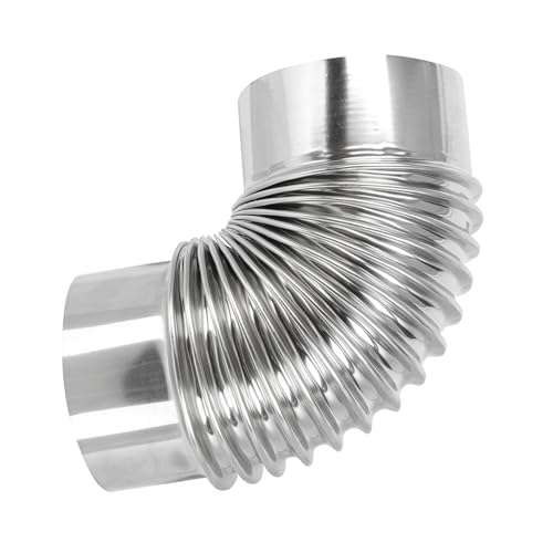 Hoement Edelstahl Ofenrohr Bogen Ofenrohr Winkel aus Metall Robust und Verformungsfest Einfache Montage Geeignet für Outdoor öfen Langlebiges Abgasrohr Zubehör Hoement Edelstahl Ofenrohr Bogen Ofenrohr Winkel aus Metall Robust und Verformungsfest Einfache Montage Geeignet für Outdoor öfen Langlebiges Abgasrohr Zubehör von Hoement