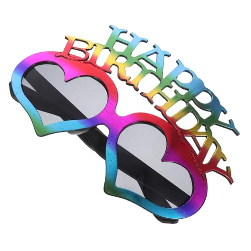 Hoement Herzförmige Geburtstagsbrille aus Leichtem Pc Kreative Partybrille mit Happy Birthday Aufdruck Bunte Dekoration für Geburtstagsfeiern Foto Requisite für Familie und Freunde Hoement Herzförmige Geburtstagsbrille aus Leichtem Pc Kreative Partybrille mit Happy Birthday Aufdruck Bunte Dekoration für Geburtstagsfeiern Foto Requisite für Familie und Freunde von Hoement