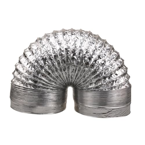 Hoement Hochtemperaturbeständiger Aluminiumfolie Flexschlauch Durchmesser für Lüftung Abluftrohr und Trockner Feuerfester Verstärkter Luftkanal für Hvac Küche Bad und Gewächshaus Hoement Hochtemperaturbeständiger Aluminiumfolie Flexschlauch Durchmesser für Lüftung Abluftrohr und Trockner Feuerfester Verstärkter Luftkanal für Hvac Küche Bad und Gewächshaus von Hoement