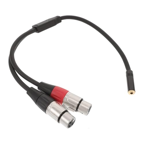 Hoement Xlr Adapterkabel Dual Xlr Female Trs Y splitter Vergoldete Stecker Doppelte Abschirmung Hochwertige Signalübertragung Kompatibel mit Mikrofonen und Audiogeräten Hoement Xlr Adapterkabel Dual Xlr Female Trs Y splitter Vergoldete Stecker Doppelte Abschirmung Hochwertige Signalübertragung Kompatibel mit Mikrofonen und Audiogeräten von Hoement