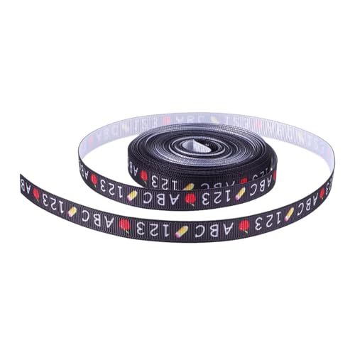 Hoement Yards Polyester Geschenkband mit Einzigartigem Bleistiftmuster für Lehrer Dekoration für Klassenzimmer Geschenkverpackung und Bastelprojekte Hoement Yards Polyester Geschenkband mit Einzigartigem Bleistiftmuster für Lehrer Dekoration für Klassenzimmer Geschenkverpackung und Bastelprojekte von Hoement