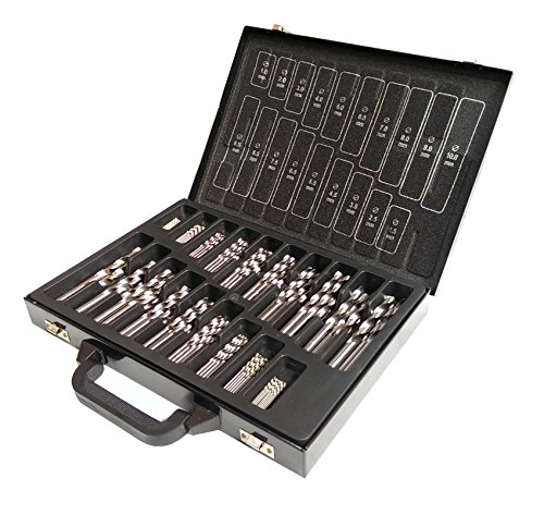 HSS-G Spiralbohrersatz Metallbohrer 170-tlg, DIN 338, geschliffen, 1-10 x 0,5 mm, im Koffer HSS-G Spiralbohrersatz Metallbohrer 170-tlg, DIN 338, geschliffen, 1-10 x 0,5 mm, im Koffer von Hoga
