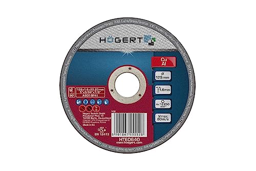 1x 125MM Högert Trennscheiben Flexscheiben für Alu/Messing 1x 125MM Högert Trennscheiben Flexscheiben für Alu/Messing von Hogert Technik