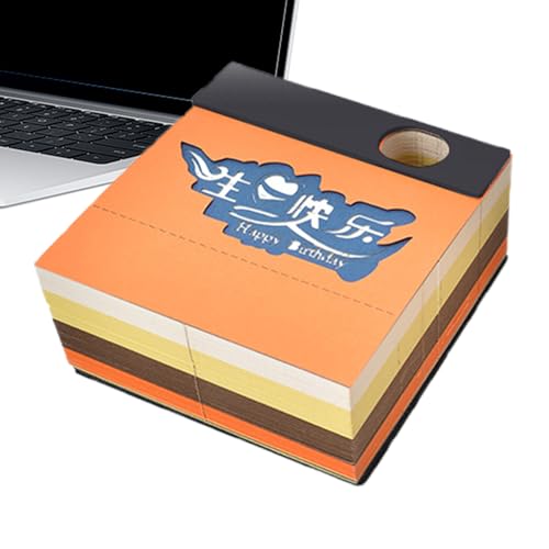 Hogvinnatil 3D Notizblock,3D Memo Kunstblock - Wiederbeschreibbarer Notizblock Für Homeoffice, Unterricht & Schreibtisch – Ideales Geschenk Für Erwachsene Und Frauen Zu Ostern Hogvinnatil 3D Notizblock,3D Memo Kunstblock - Wiederbeschreibbarer Notizblock Für Homeoffice, Unterricht & Schreibtisch – Ideales Geschenk Für Erwachsene Und Frauen Zu Ostern von Hogvinnatil