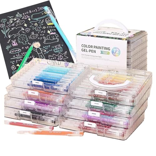 Hogvinnatil Gelstifte Für Journaling | Doodling Marker - Bunt Schreibset Mit Großer Tintenkapazität & Glatter Schrift Für Kinder Und Erwachsene Zum Zeichnen Kritzeln Kunst Gestalten & Scrapbooks Mit Hogvinnatil Gelstifte Für Journaling | Doodling Marker - Bunt Schreibset Mit Großer Tintenkapazität & Glatter Schrift Für Kinder Und Erwachsene Zum Zeichnen Kritzeln Kunst Gestalten & Scrapbooks Mit von Hogvinnatil