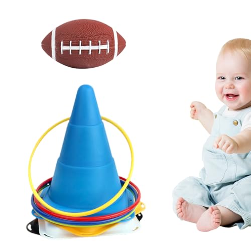 Hogvinnatil Rings Toss - Bunte Garten Spiele Für Kinder,Interaktives Sinnes Trainings Spielzeug Für Kleinkinder Reisen Garten Party Halloween Ostern Valentinstag Weihnachten von Hogvinnatil