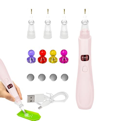Hogvinnatil Strassbemalungsstift, Strass Dot Pen,Elektrischer Strass -Applikator Pen | Automatische wiederaufladbare ruhige kabellose Zeichenwerkzeuge mit 3 einstellbaren Modi für Erwachsene Lack Hogvinnatil Strassbemalungsstift, Strass Dot Pen,Elektrischer Strass -Applikator Pen | Automatische wiederaufladbare ruhige kabellose Zeichenwerkzeuge mit 3 einstellbaren Modi für Erwachsene Lack von Hogvinnatil