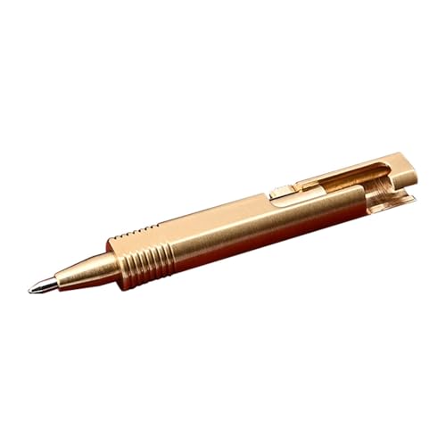 Messing-Stift Kugelschreiber Für Damen Und Herren Tragbarer Feiner Signatur-Stift Kurze Messing-Kugelschreiber Für Journaling Schulsachen Und Bürobedarf Messing-Stift Kugelschreiber Für Damen Und Herren Tragbarer Feiner Signatur-Stift Kurze Messing-Kugelschreiber Für Journaling Schulsachen Und Bürobedarf von Hogvinnatil