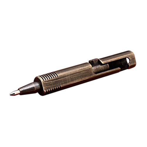 Messing-Stift Kugelschreiber Für Damen Und Herren Tragbarer Feiner Signatur-Stift Kurze Messing-Kugelschreiber Für Journaling Schulsachen Und Bürobedarf Messing-Stift Kugelschreiber Für Damen Und Herren Tragbarer Feiner Signatur-Stift Kurze Messing-Kugelschreiber Für Journaling Schulsachen Und Bürobedarf von Hogvinnatil