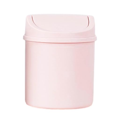 TischmüLleimer Mit Deckel Papierkorb Klein Winziger Abfalleimer Süße Aufbewahrungsbox Für Familie BüRos Kinderzimmer Schminktisch Wohnzimmer 16,5 X 13 X 13 cm von Hogvinnatil