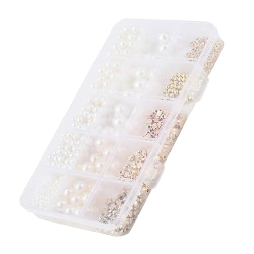 Hohopeti 1 Karton DIY Perlen Set Ccb für Schmuckherstellung Bastelperlen Pastellfarben Spacer für Armbänder und Kreative Bastelmaterialien von Hohopeti