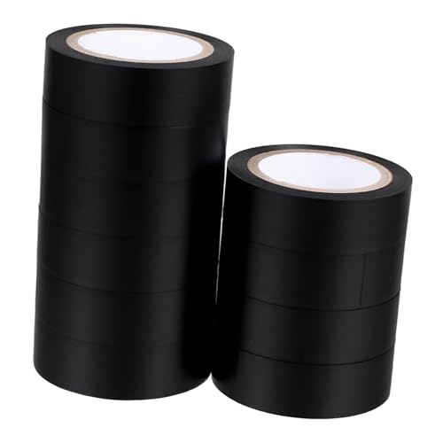 Hohopeti 10 Rollen Elektrisches Klebeband Hochtemperatur Wasserdichtes Isolationsband Für Elektrische Reparaturen Drahtschutz Industrie Und Heimnutzung Starke Klebstoff Pvc -klebeband 10m Hohopeti 10 Rollen Elektrisches Klebeband Hochtemperatur Wasserdichtes Isolationsband Für Elektrische Reparaturen Drahtschutz Industrie Und Heimnutzung Starke Klebstoff Pvc -klebeband 10m von Hohopeti