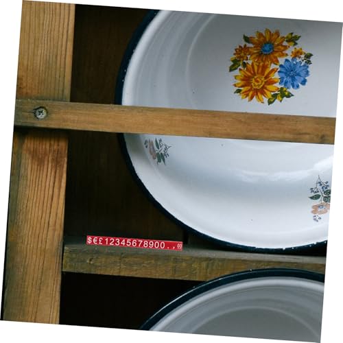 Hohopeti 10 Sätze Teiliges Preiswürfel Preisanzeige für Schmuck Einzelhandel Klare Zahlenblöcke für Schnelle Preisdarstellung Langlebig und Benutzerfreundlich Geeignet für Ladentheken und von Hohopeti