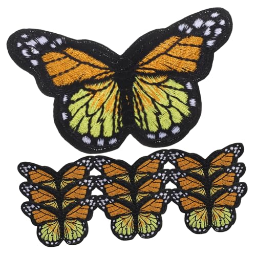 Hohopeti 10 Stück Große Schmetterling Bügel und Nähapplikationen Langlebige Bestickte Diy Patches für Kleidung Reparatur Jacken Hüte und Kreative Textilgestaltung Hohopeti 10 Stück Große Schmetterling Bügel und Nähapplikationen Langlebige Bestickte Diy Patches für Kleidung Reparatur Jacken Hüte und Kreative Textilgestaltung von Hohopeti