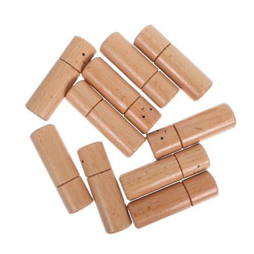 Hohopeti 10 Stück Holzpuppen zum Bemalen Natürliche Unbemalte Holzfiguren aus Stabilem Buchenholz Sichere DIY Steckpuppen für Kreative Bastelfiguren und Raumdekoration Hohopeti 10 Stück Holzpuppen zum Bemalen Natürliche Unbemalte Holzfiguren aus Stabilem Buchenholz Sichere DIY Steckpuppen für Kreative Bastelfiguren und Raumdekoration von Hohopeti
