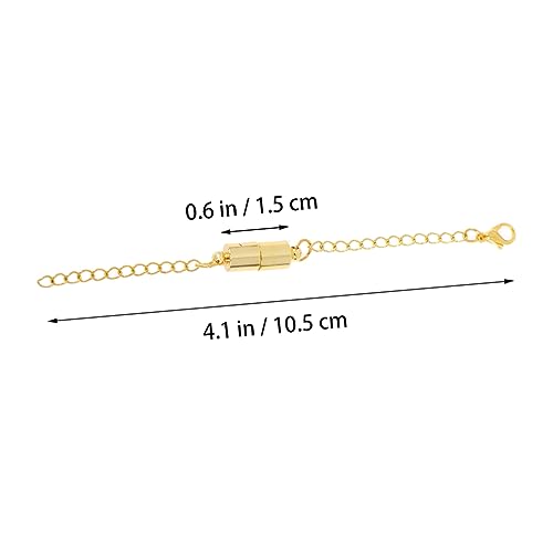 Hohopeti 10 Stück Magnetische Schmuckverlängerungen aus Einfache Verbindung Verlängerbar für Halsketten Armbänder Fußkettchen Hautfreundlich Rostfrei für Arthritis Betroffene Geeignet Hohopeti 10 Stück Magnetische Schmuckverlängerungen aus Einfache Verbindung Verlängerbar für Halsketten Armbänder Fußkettchen Hautfreundlich Rostfrei für Arthritis Betroffene Geeignet von Hohopeti