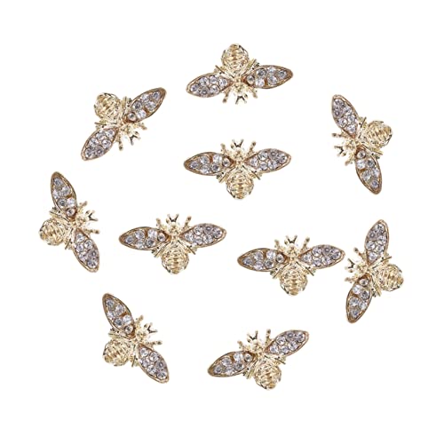 Hohopeti 10 Stück Teiliges Bienen Nagel Charms aus Langlebiger Legierung Retro DIY Nageldekorationen für Professionelle Maniküre Vielseitig Einsetzbar für Nägel Gesicht und Körper für Hohopeti 10 Stück Teiliges Bienen Nagel Charms aus Langlebiger Legierung Retro DIY Nageldekorationen für Professionelle Maniküre Vielseitig Einsetzbar für Nägel Gesicht und Körper für von Hohopeti