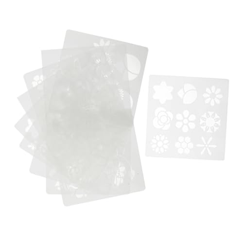 Hohopeti 10 Stück Teiliges Blumen Schablonen zum Malen Wiederverwendbare Langlebige DIY Zeichenschablonen mit Feinem Hohlmuster Glatten Kanten für Scrapbooking Journal und Bastelprojekte Hohopeti 10 Stück Teiliges Blumen Schablonen zum Malen Wiederverwendbare Langlebige DIY Zeichenschablonen mit Feinem Hohlmuster Glatten Kanten für Scrapbooking Journal und Bastelprojekte von Hohopeti