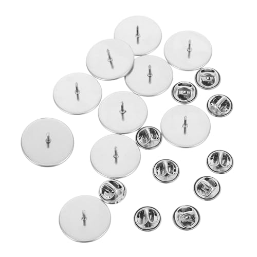 Hohopeti 10 Stück Teiliges Broschen Verschlussnadeln Sicherer Einfach zu Verwendender Pin Back für DIY Schmuckherstellung Geeignet für Anstecknadeln Abzeichen Hüte Vielseitig Einsetzbar von Hohopeti