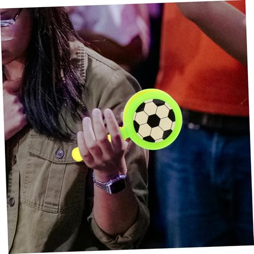 Hohopeti 10 Stück Teiliges Fußball Handklatscher Kunststoff Handklöppel Bunte Party Lärmmacher Jubel Requisiten für Fußballpartys Konzert Zubehör zum Anfeuern und Feiern Hohopeti 10 Stück Teiliges Fußball Handklatscher Kunststoff Handklöppel Bunte Party Lärmmacher Jubel Requisiten für Fußballpartys Konzert Zubehör zum Anfeuern und Feiern von Hohopeti