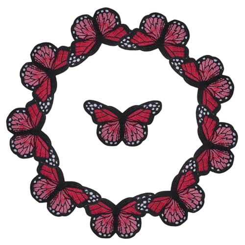 Hohopeti 10 Stück Teiliges Große Schmetterling Bügel und Stickaufnäher Langlebige Stoffapplikationen zum Aufnähen Kreative Diy Kleidung Reparatur für Jacken Taschen und Accessoires Hohopeti 10 Stück Teiliges Große Schmetterling Bügel und Stickaufnäher Langlebige Stoffapplikationen zum Aufnähen Kreative Diy Kleidung Reparatur für Jacken Taschen und Accessoires von Hohopeti
