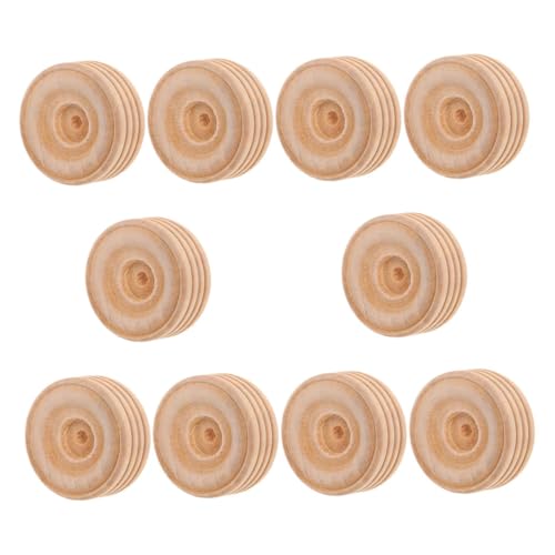 Hohopeti 10 Stück Teiliges Mini Holzräder aus Robustem Holz Langlebig und Kompakt für DIY Bastelprojekte Modellbau und Kinderspielzeug Vielseitig Einsetzbar für Kreative Handarbeiten Hohopeti 10 Stück Teiliges Mini Holzräder aus Robustem Holz Langlebig und Kompakt für DIY Bastelprojekte Modellbau und Kinderspielzeug Vielseitig Einsetzbar für Kreative Handarbeiten von Hohopeti