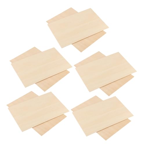 Hohopeti 10 Stück Teiliges Rechteckige Holzplatten Unbehandelte Holzscheiben für DIY Bastelarbeiten Stabile Widerstandsfähige Holzstücke zum Bemalen Beschriften und Dekorieren Hohopeti 10 Stück Teiliges Rechteckige Holzplatten Unbehandelte Holzscheiben für DIY Bastelarbeiten Stabile Widerstandsfähige Holzstücke zum Bemalen Beschriften und Dekorieren von Hohopeti