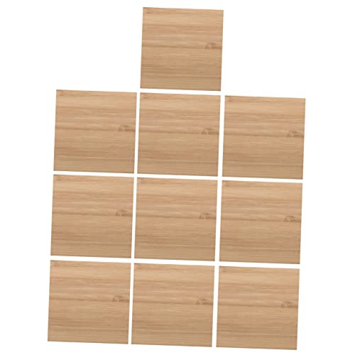 Hohopeti 10 Stück Teiliges Unbehandelte Quadratische Bambusplatten Beidseitig Bemalbar Natürliche DIY Bastelmaterialien für Geschenkidee zum Geburtstag Vielseitige Handwerksstücke Hohopeti 10 Stück Teiliges Unbehandelte Quadratische Bambusplatten Beidseitig Bemalbar Natürliche DIY Bastelmaterialien für Geschenkidee zum Geburtstag Vielseitige Handwerksstücke von Hohopeti