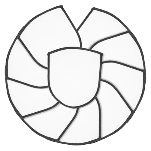 Hohopeti 10 Stück Teiliges Weiße Patches zum Aufbügeln für Hüte und Kleidung Blanko DIY Stickerei Flicken Sublimationsfähige Wärmeübertragungs patches Individuell Gestaltbar Einfach zu von Hohopeti